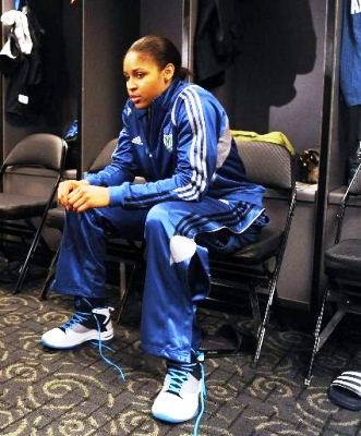 Maya Moore Wears Jordan Fly Wade in WNBA Debut