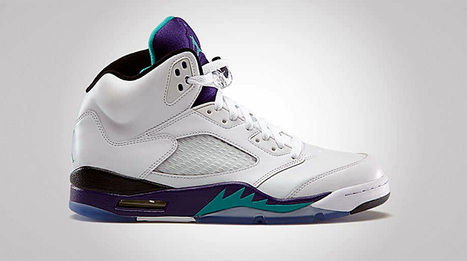 Air Jordan 5 Retro “Grape” Now Out