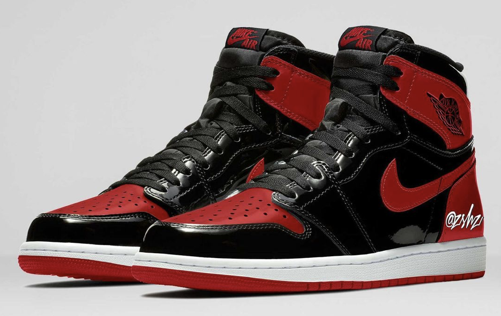 Air Jordan 1 Bred Patent Leather 555088-063 Release Date