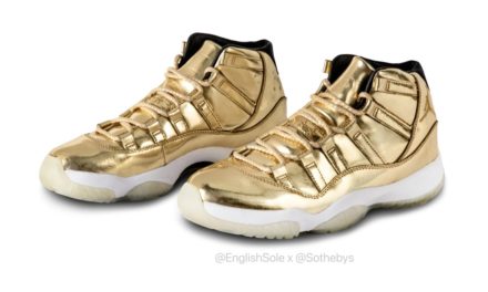 Usher Air Jordan 11 Gold Sample