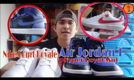 unboxing Air Jordan 1 Hyper Royal Mid and Nike Court Royale