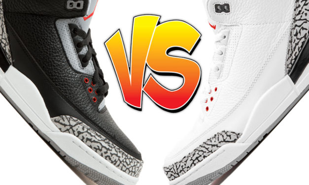Air Jordan 3 Black Cement vs Air Jordan 3 White Cement