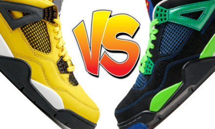 Air Jordan 4 Lightning vs Air Jordan 4 Doernbecher