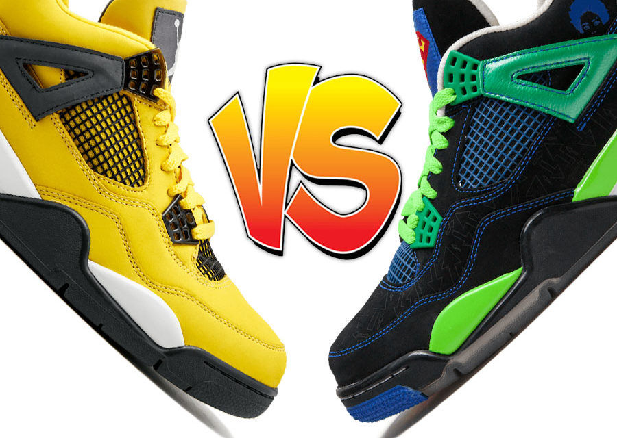 Air Jordan 4 Lightning vs Air Jordan 4 Doernbecher