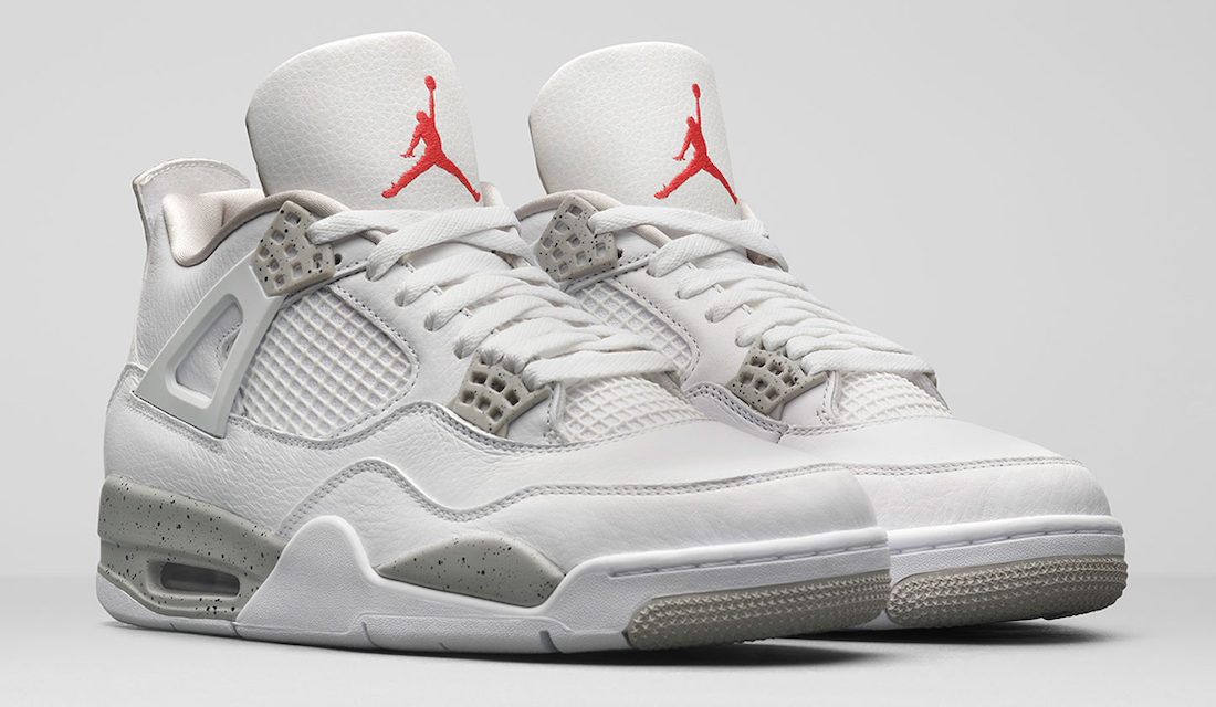 Air Jordan 4 White Oreo Tech Grey CT8527-100 Release Date