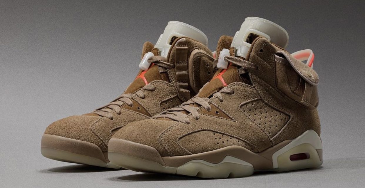 Travis Scott Air Jordan 6 British Khaki DH0690-200 Release Date