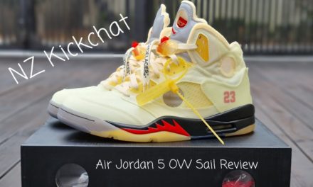 Air Jordan 5 Off White Sail Unboxing and Review