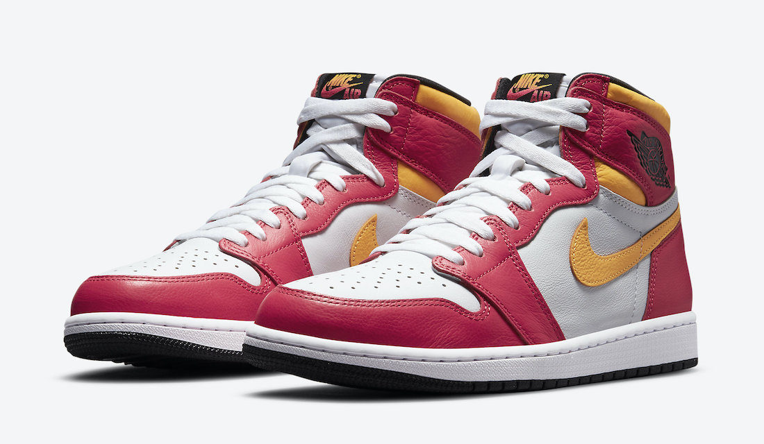 Air Jordan 1 Light Fusion Red 555088-603 Release Date