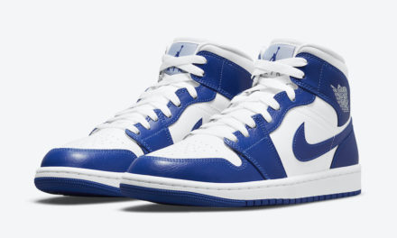 Air Jordan 1 Mid White Blue BQ6472-104 Release Date