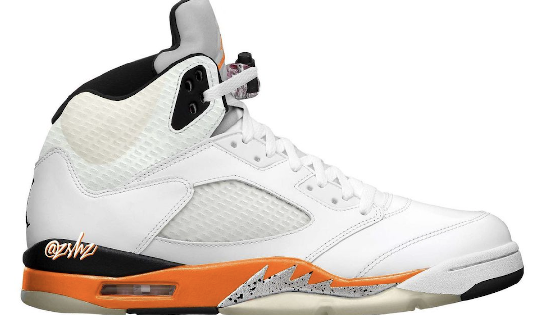 Air Jordan 5 Orange Blaze Shattered Backboard DC1060-100