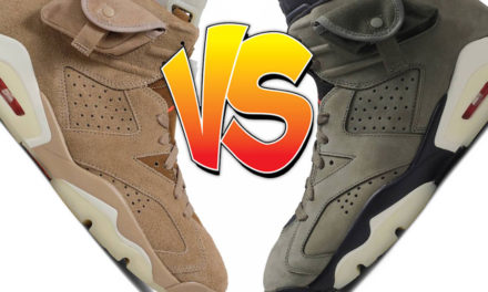 Travis Scott Air Jordan 6 Olive vs Air Jordan 6 British