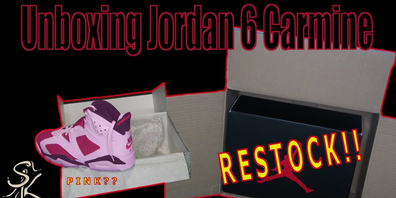 Unboxing Jordan 6 Carmine