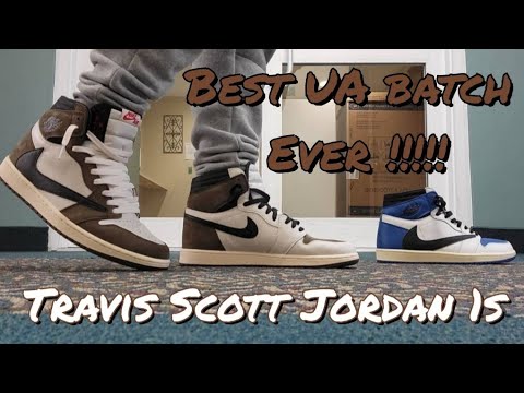 Unboxing the BEST  UA TRAVIS SCOTT JORDAN 1 BATCH OUT !!! –