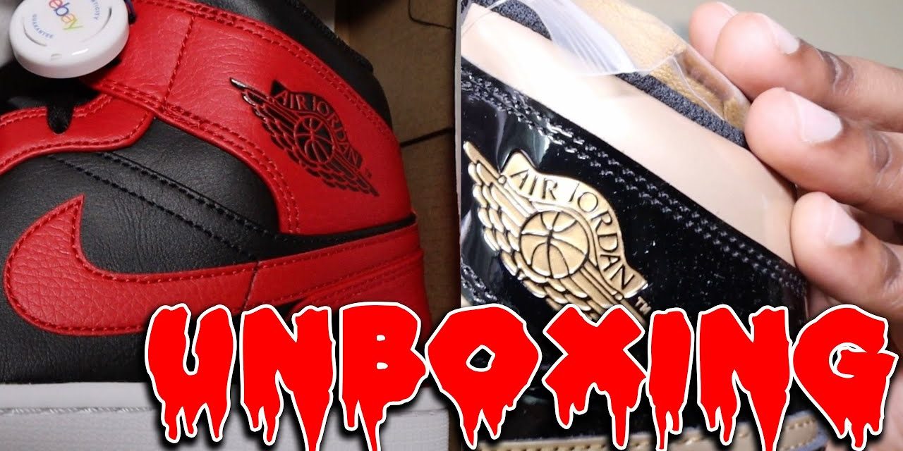 Jordan 1 Bred Mid | Jordan 1 Black & Gold Unboxing | A