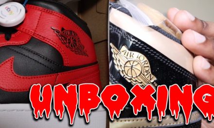 Jordan 1 Bred Mid | Jordan 1 Black & Gold Unboxing | A