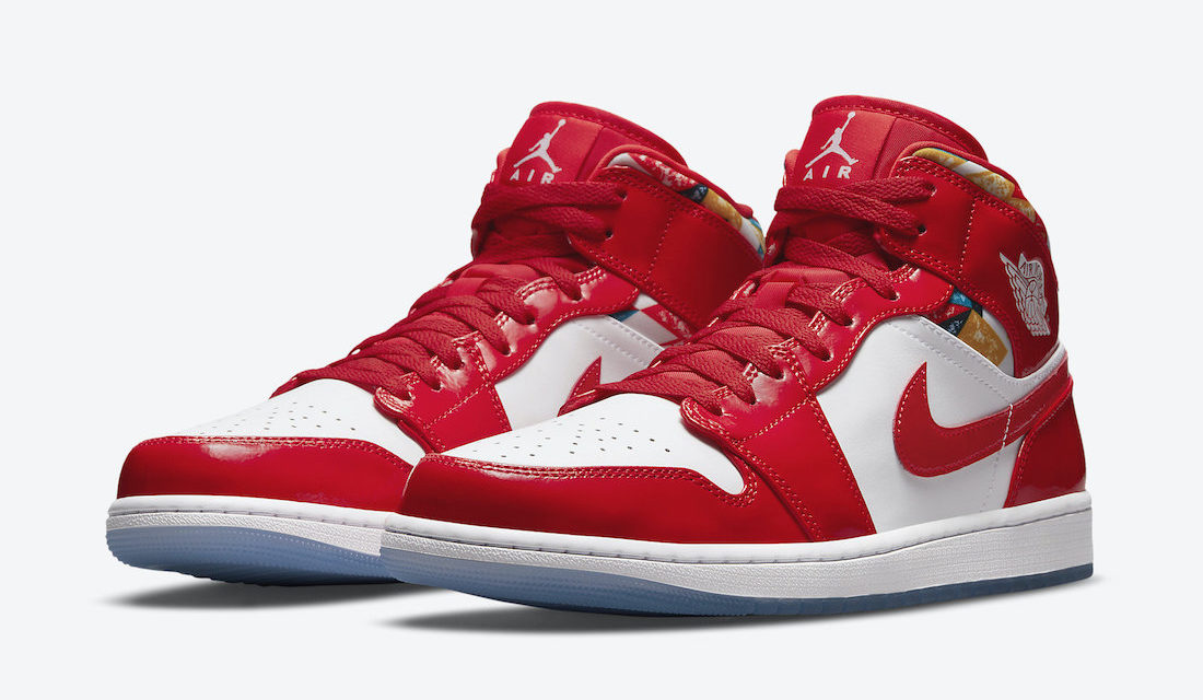 Air Jordan 1 Mid Red Patent DC7294-600 Release Date