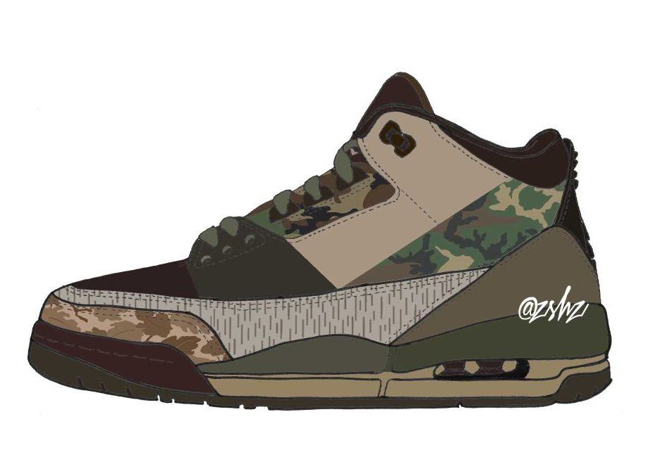 Air Jordan 3 Camo Release Date