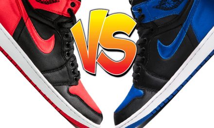 Air Jordan 1 Satin Bred vs Air Jordan 1 Satin Royal