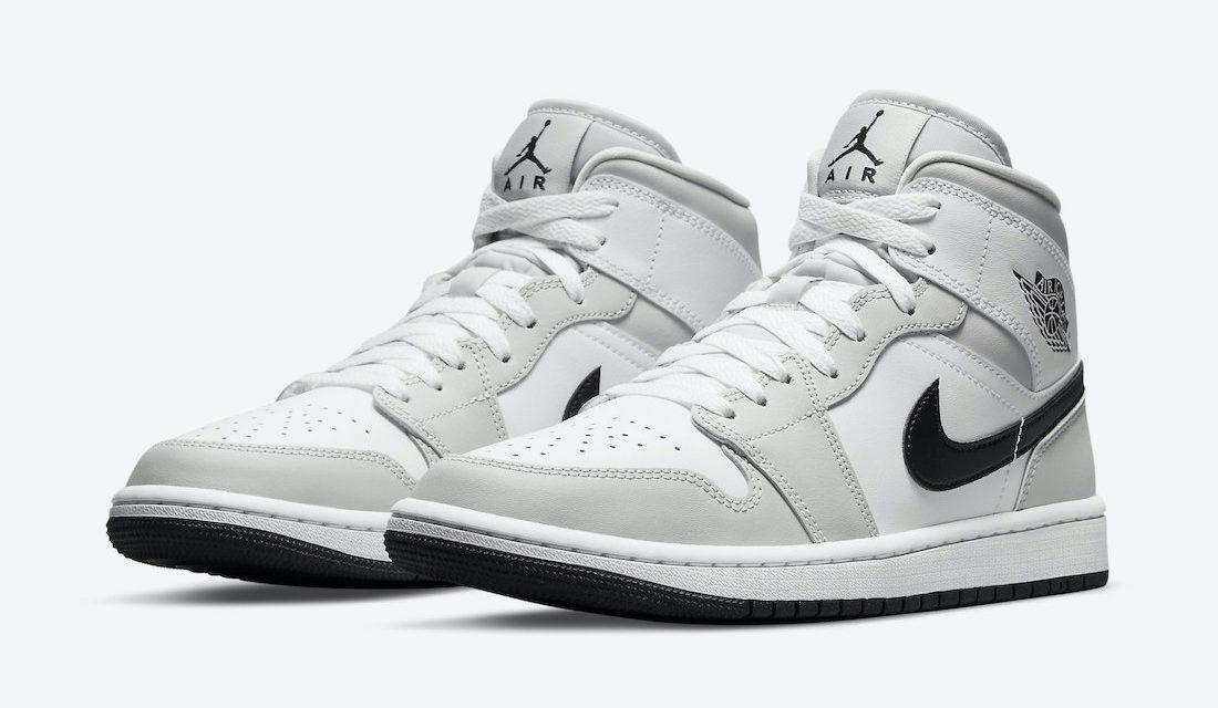 Air Jordan 1 Mid Light Smoke Grey WMNS BQ6472-015 Release