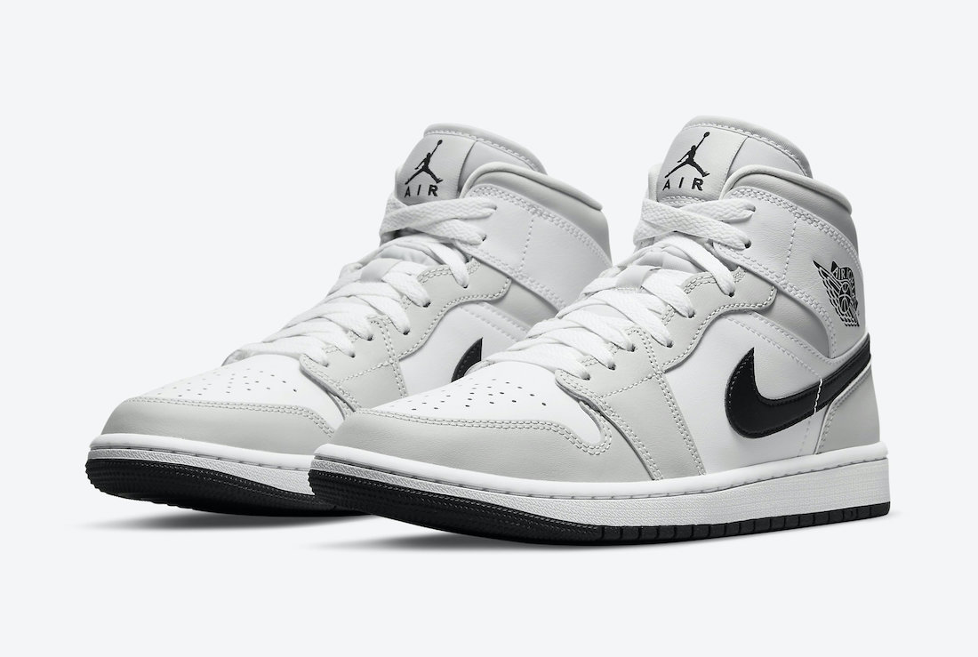 nike air jordan 1 mid * light smoke grey *