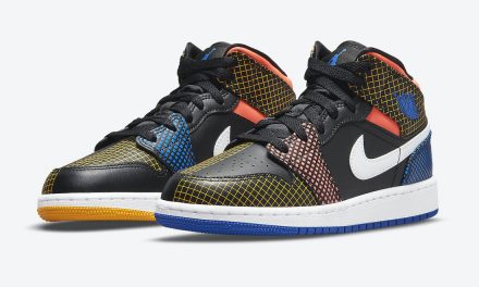 Air Jordan 1 Mid GS Multicolor Grid DC4092-001 Release Date