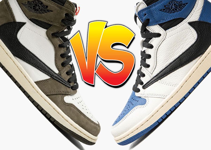 Travis Scott x Air Jordan 1 2019 vs Travis Scott x Fragment