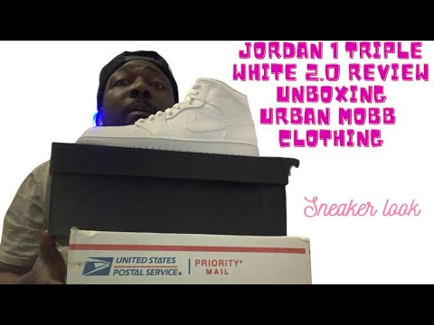 NEW PICKUPS UNBOXING JORDAN 1 TRIPLE WHITE 2.0 & URBAN