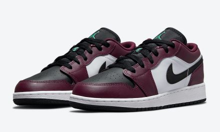 Air Jordan 1 Low SE GS Dark Beetroot Roma Green DM0589-635