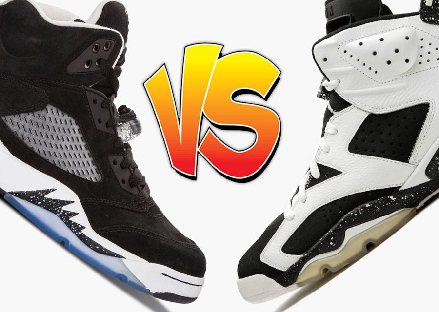 Air Jordan 5 Oreo vs Air Jordan 6 Oreo Comparison