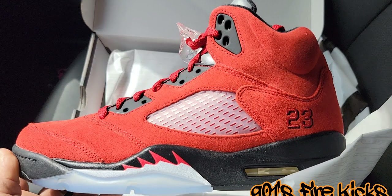 Jordan 5 Toro Bravo AKA Raging Bull Men's and GS Vlog