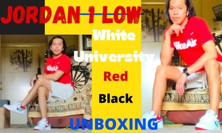 JORDAN 1 Low University Red Black // Unboxing @Nike