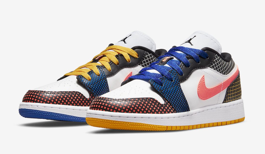 Air Jordan 1 Low GS MMD Multi-Color DH7547-100 Release Date