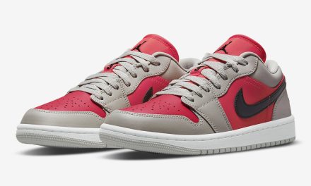 Air Jordan 1 Low Light Iron Ore Siren Red DC0774-060 Release