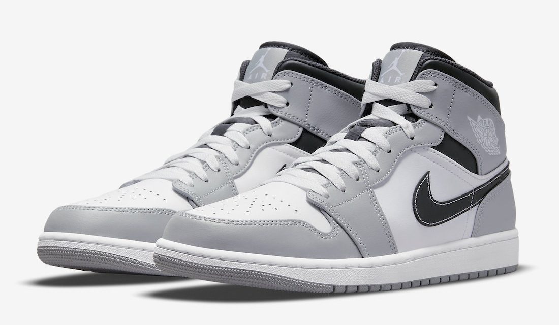 Air Jordan 1 Mid Light Smoke Grey 554724-078 Release Date