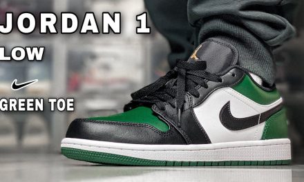 UNBOXING EP.65 NIKE AIR JORDAN 1 LOW GREEN TOE Review