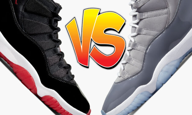 Air Jordan 11 Bred 2019 vs Air Jordan 11 Cool Grey 2021