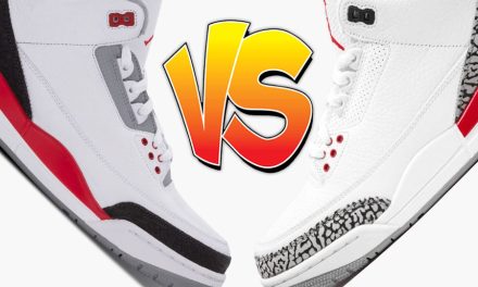 Air Jordan 3 Fire Red vs Air Jordan 3 Katrina Comparison