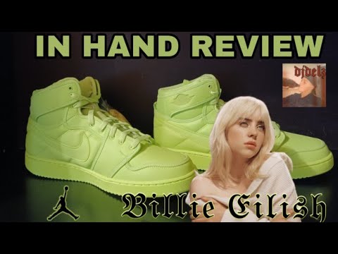Billie Eilish Air Jordan 1 Ghost Green AJKO SNEAKER Unboxing