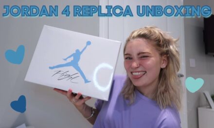 JORDAN 4 UNIVERSITY BLUE UNBOXING AND REVIEW- Robyn Emily