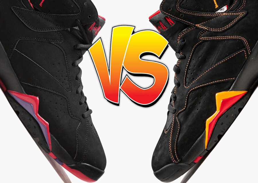 Air Jordan 7 Raptor vs Air Jordan 7 Citrus Comparison