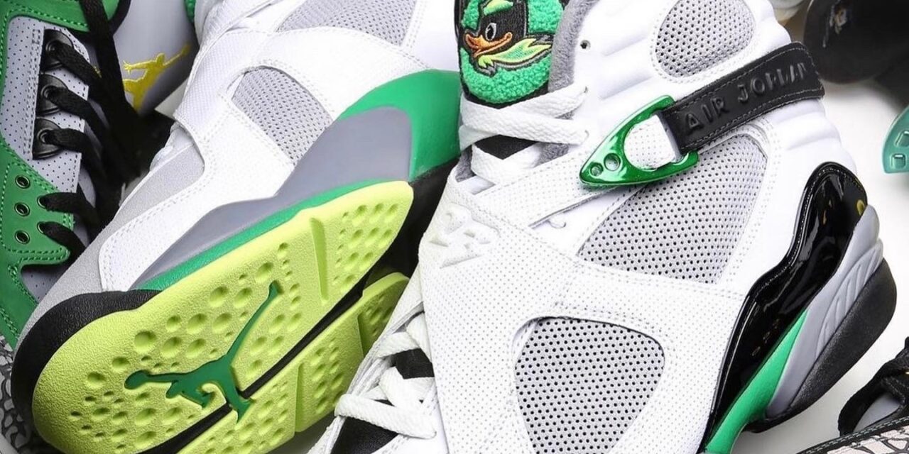 Air Jordan 8 Oregon Ducks PE
