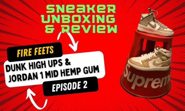 Sneaker unboxing and review: dunk hi up and Jordan 1 mid