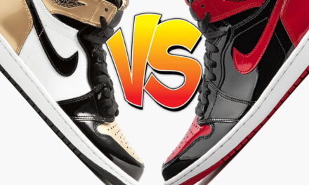 Air Jordan 1 Gold Toe vs Air Jordan 1 Patent Bred Comparison