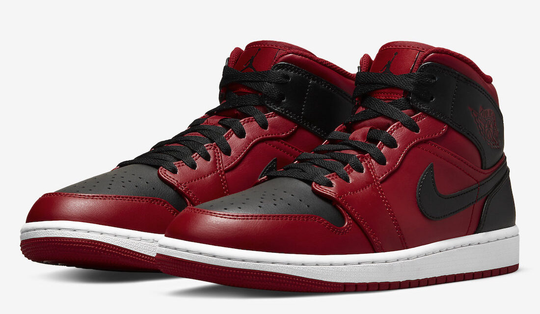 Air Jordan 1 Mid Reverse Bred 554724-660 Release Date