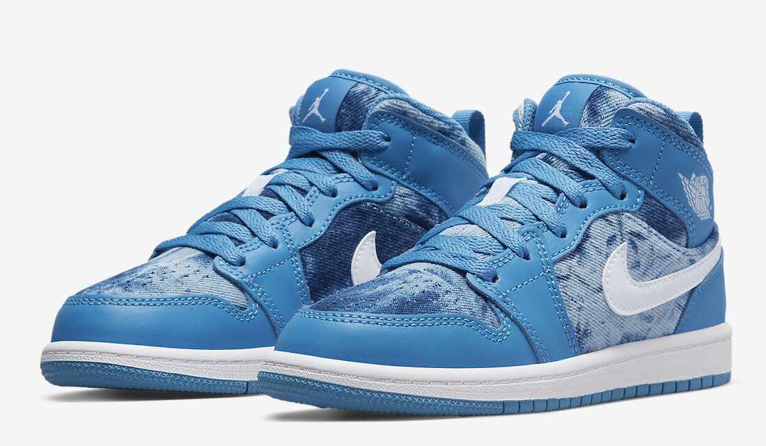 Air Jordan 1 Mid Washed Denim Release Date