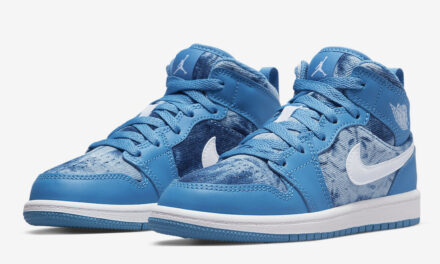 Air Jordan 1 Mid Washed Denim Release Date