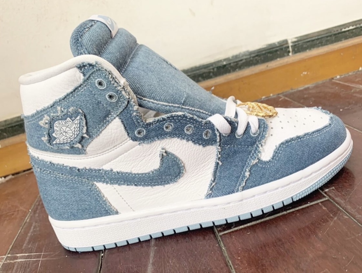 air jordan 1 denim men
