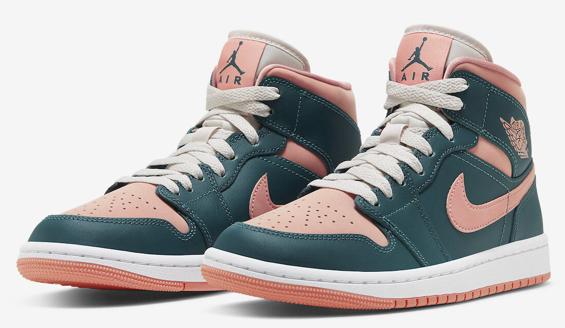 Air Jordan 1 Mid Dark Teal Green BQ6472-308 Release Date