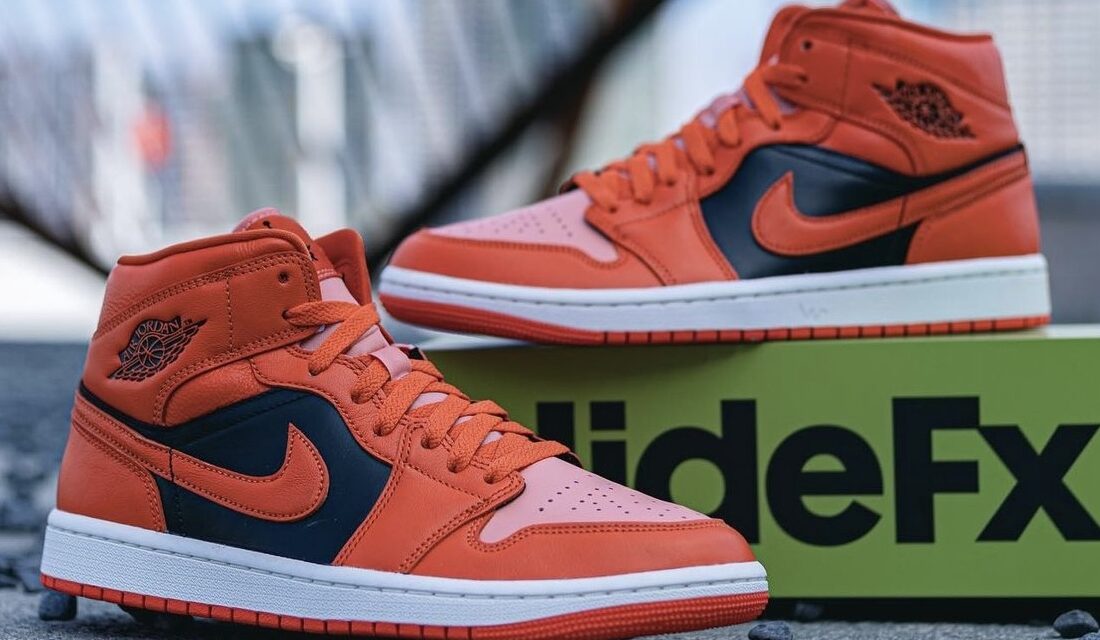 Air Jordan 1 Mid Orange Black DM3381-600 Release Date