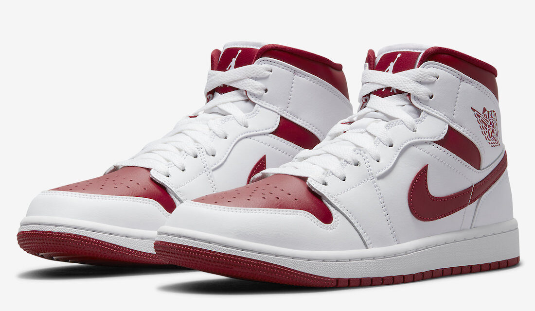 Air Jordan 1 Mid Red Toe BQ6472-161 Release Date